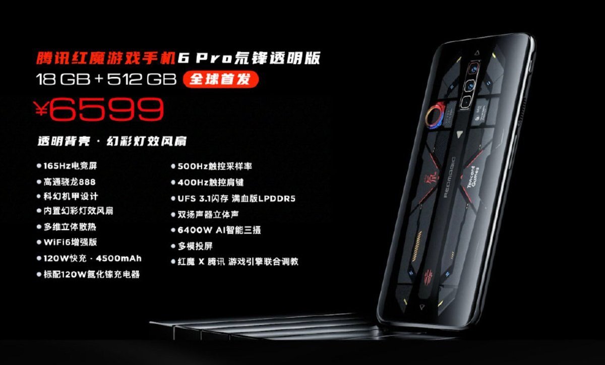 red magic 6 price in pakistan