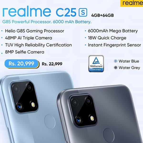 Realme C25s Price in Pakistan