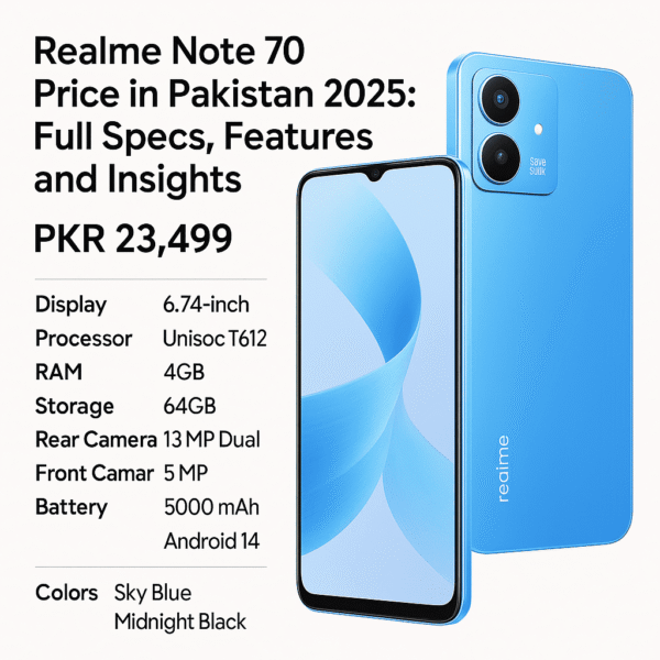 Realme Note 70 Price in Pakistan